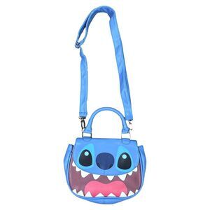 Loungefly x Hot Topic Exclusive x Disney Lilo & Stitch Face Crossbody Bag
